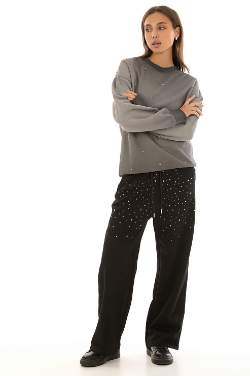 CHEERDUCK/MK 2006 СЕРЫЙ Свитшот женский CHEERDUCK цвет Серый