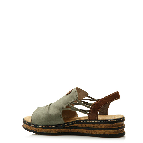 Босоножки RIEKER  цвет Зеленый