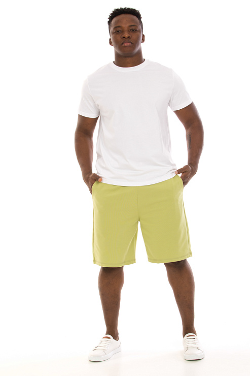 CHEERDUCK/4066 5586 СВЕТЛ.ЗЕЛЕНЫЙ Шорты мужские CHEERDUCK цвет Зеленый