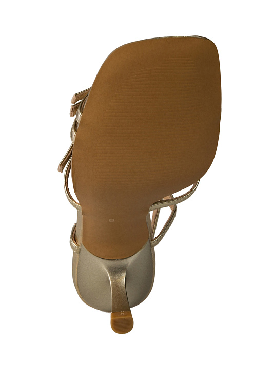 Босоножки на каблуке SERGIO MANCHOT цвет Золотой