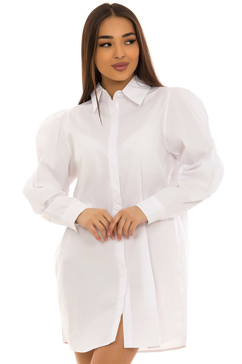 CHEER&DUCK/2025 9861 БЕЛЫЙ Рубашка женская CHEERDUCK цвет Белый