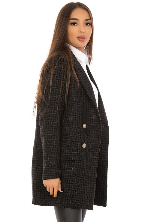 CHEERDUCK 3283 ЧЕРНЫЙ Пиджак женский CHEERDUCK цвет Черный