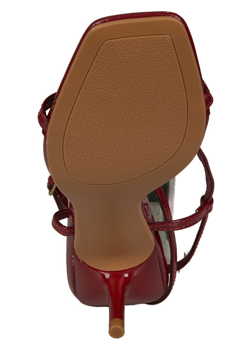 Босоножки на каблуке SERGIO MANCHOT цвет Бордовый