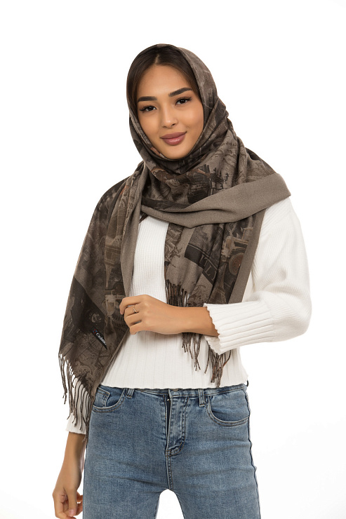 Палантин S9 ХАКИ женский CHEERDUCK цвет Хаки