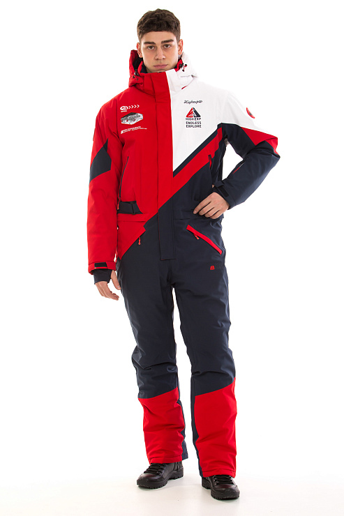 High Experience 1181 СИН. КРАСН. Комбинезон мужской HIGH EXPERIENCE цвет Белый