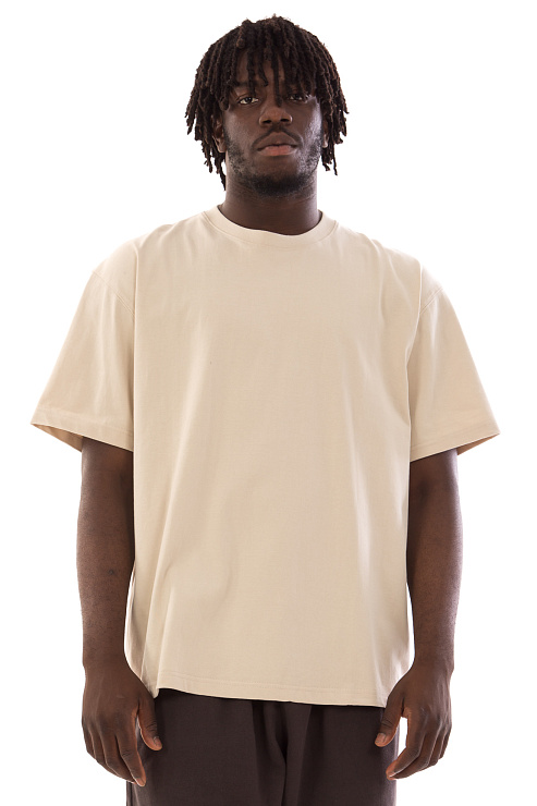 CHEERDUCK/4070 TT111 БЕЖЕВЫЙ Футболка мужская CHEERDUCK цвет Бежевый