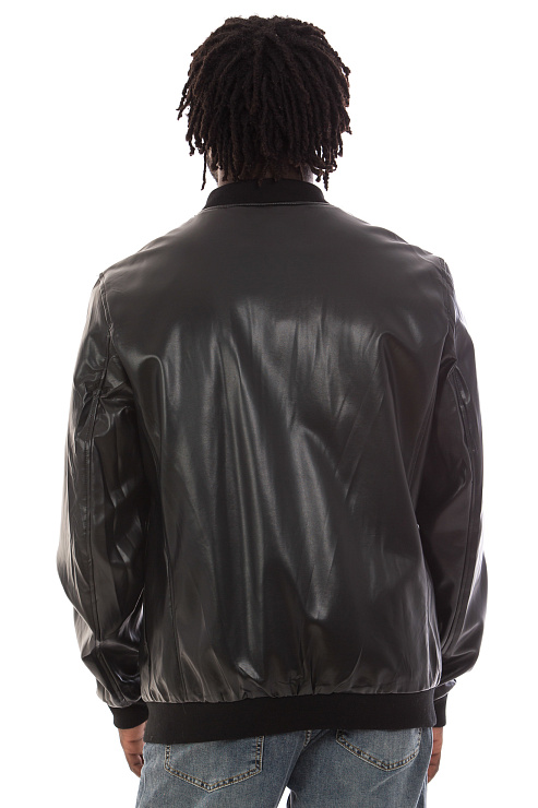 CHEERDUCK/MM P129 ЧЕРНЫЙ Куртка кожаная мужская CHEERDUCK цвет Черный