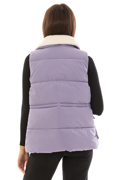 CHEERDUCK/2C22 10-1 СИРЕНЕВЫЙ Жилет женский CHEERDUCK цвет Сиреневый