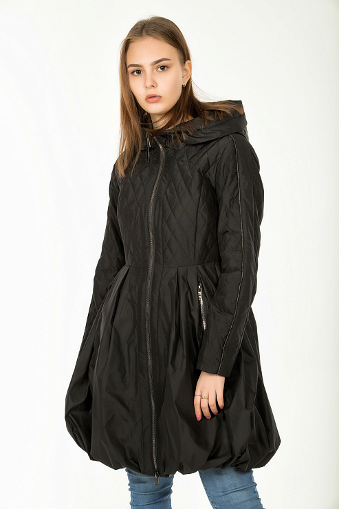 GRACE 2018910 BLACK Плащ женский GRACE цвет Черный