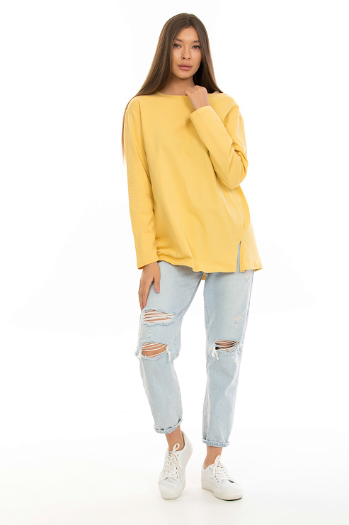 YY.SHOP 9290 ЖЕЛТ. Лонгслив CHEERDUCK цвет Желтый