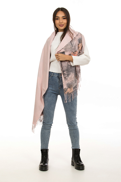 Палантин S9 РОЗОВ. женский CHEERDUCK цвет Розовый