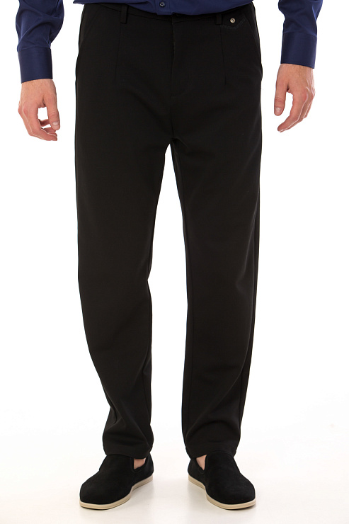 CHEERDUCK/4070 8202 ЧЕРНЫЙ Брюки классические мужские CHEERDUCK цвет Черный