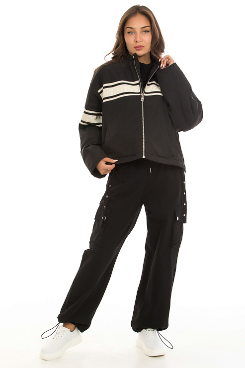 CHEERDUCK/5G143 6228 ЧЕРНЫЙ Ветровка женская CHEERDUCK цвет Черный