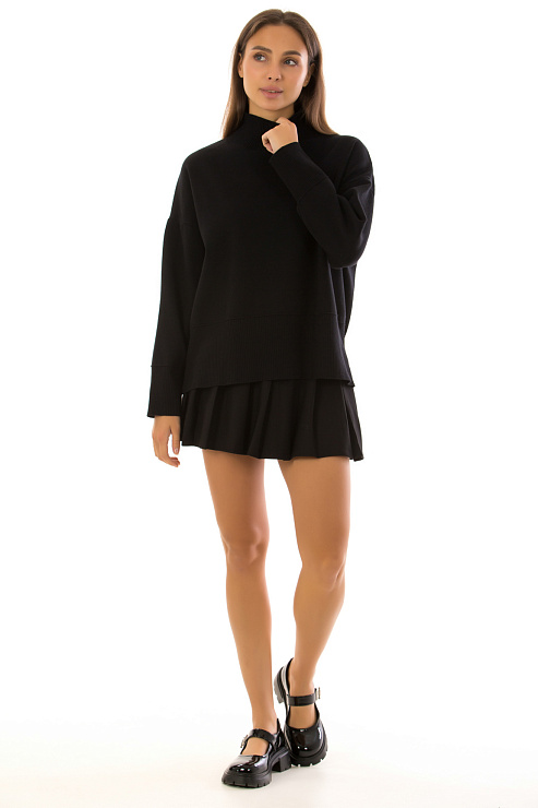 CHEERDUCK/11011 55001 ЧЕРНЫЙ Свитер женский CHEERDUCK цвет Черный