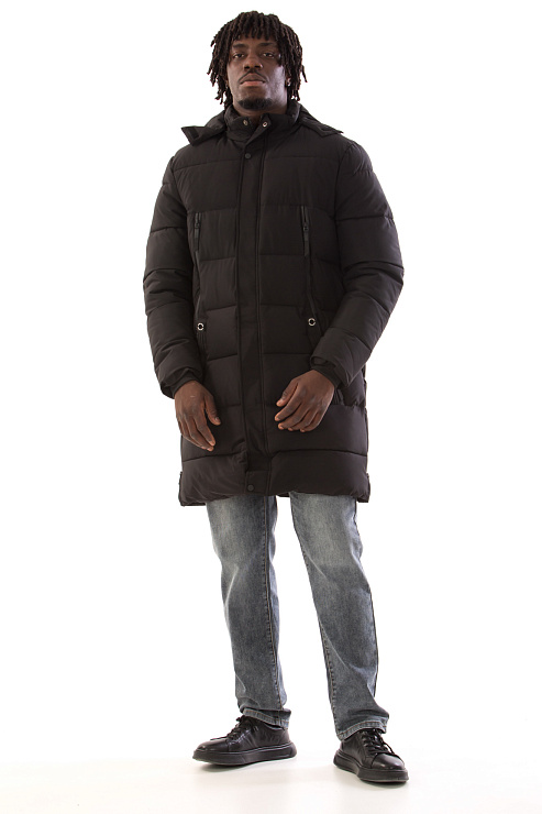CHEERDUCK/5057 8269 ЧЕРНЫЙ Пуховик мужской CHEERDUCK цвет Черный