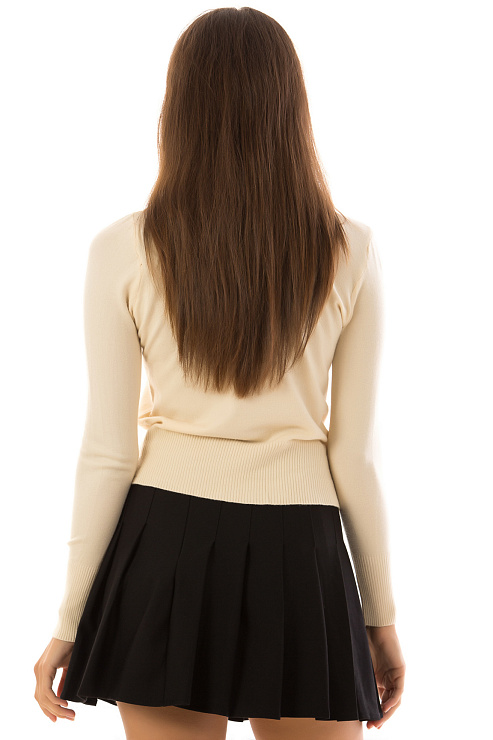 CHEERDUCK/HB Q1231 БЕЖЕВЫЙ Кардиган женский CHEERDUCK цвет Бежевый