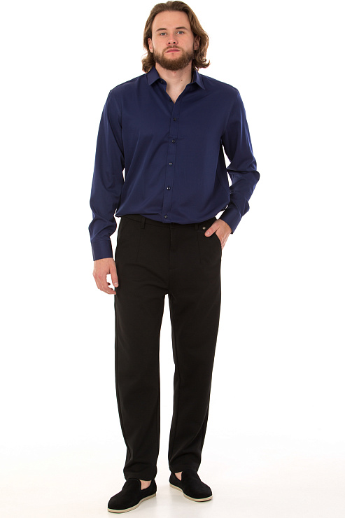 CHEERDUCK/4070 8202 ЧЕРНЫЙ Брюки классические мужские CHEERDUCK цвет Черный