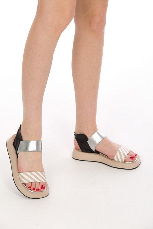 Сандалии SERGIO MANCHOT цвет Бежевый