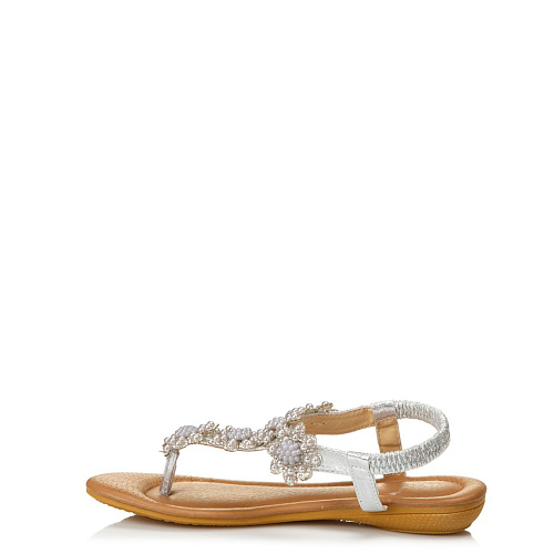 Вьетнамки SERGIO MANCHOT цвет Серебристый