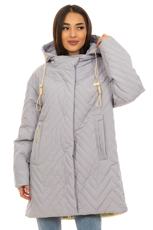 TOWMY 7705 СЕРЫЙ Плащ женский TOWMY цвет Серый