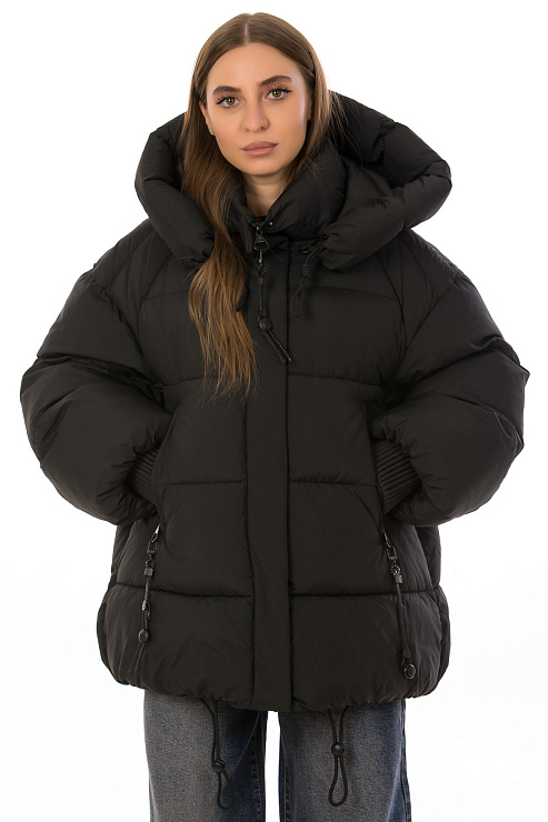 TOWMY E037 ЧЕРНЫЙ Пуховик женский TOWMY цвет Черный