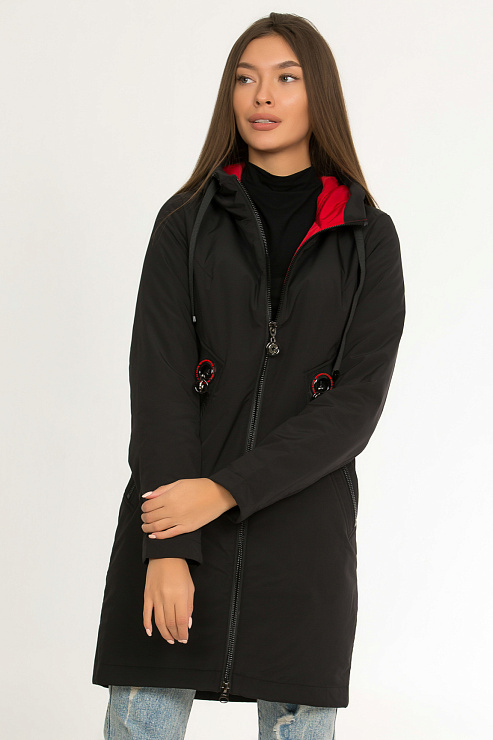 GRACE 1512 ЧЕРН. Плащ женский GRACE цвет Черный