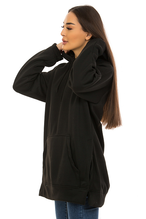 CHEERDUCK/NUR 424 ЧЕРНЫЙ Худи женские CHEERDUCK цвет Черный