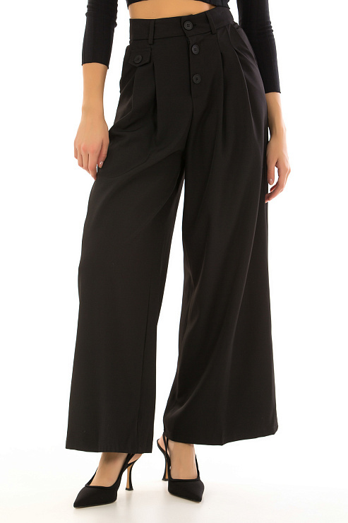 CHEERDUCK/NEW 0227 ЧЕРНЫЙ Брюки женские классические CHEERDUCK цвет Черный