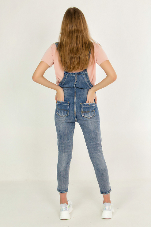 HANSU 9602 Комбинезон женский CHEERDUCK цвет Синий