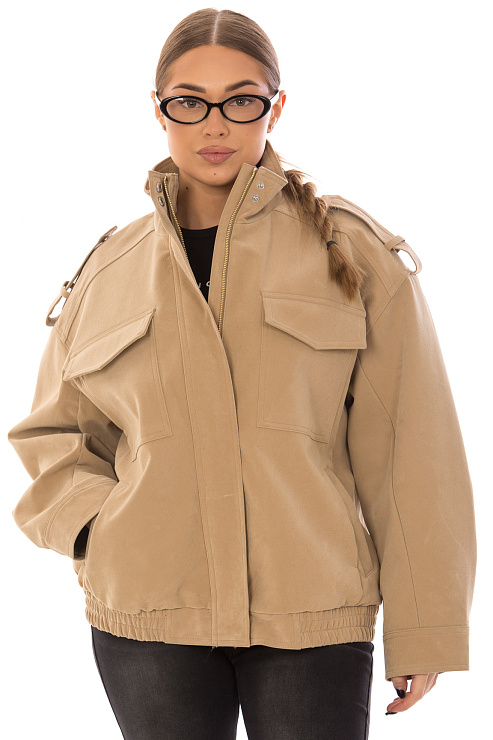 CHEERDUCK/2025 2655 КОРИЧНЕВЫЙ Куртка д/с CHEERDUCK цвет Коричневый