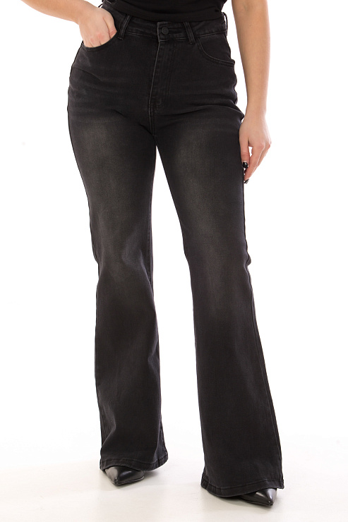 CHEERDUCK L-5893 ЧЕРНЫЙ Джинсы женские CHEERDUCK цвет Черный