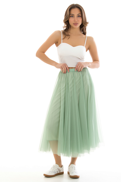 CHEERDUCK/2C19 2329-1 ЗЕЛЕНЫЙ Юбка CHEERDUCK цвет Зеленый