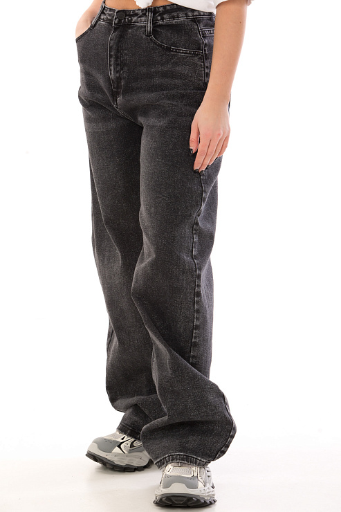 CHEERDUCK A-8106 СЕРЫЙ Джинсы женские CHEERDUCK цвет Серый