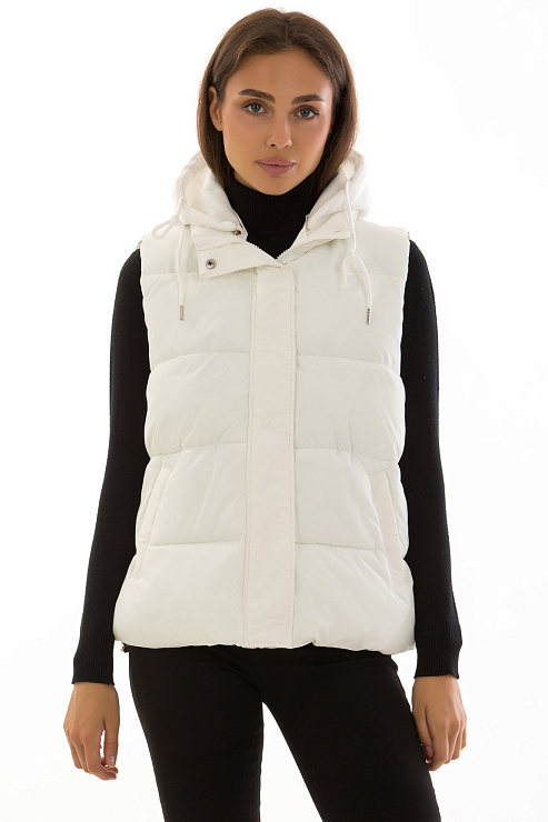 CHEERDUCK/2030 8802 БЕЛЫЙ Жилет женский CHEERDUCK цвет Белый