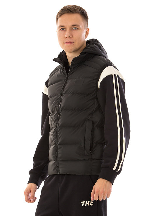 CHEERDUCK/2C62 89902 ЧЕРНЫЙ Жилет мужской CHEERDUCK цвет Черный