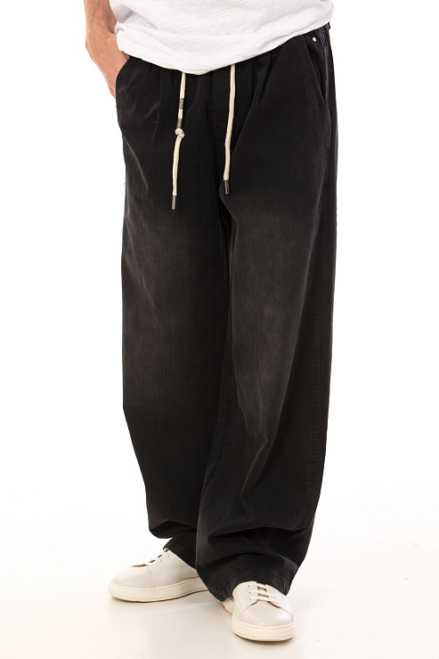 CHEERDUCK/4070 40175-1 ЧЕРНЫЙ Джинсы мужские CHEERDUCK цвет Черный