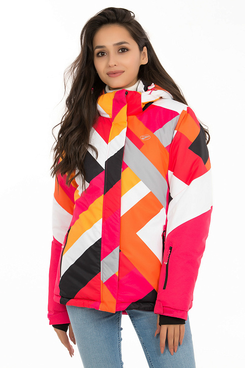 CHEER&DUCK/3055 62010 РОЗОВ. Куртка горнолыжная женская CHEERDUCK цвет Розовый