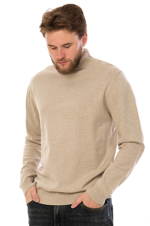 CHEERDUCK/4070 8500 БЕЖЕВЫЙ Водолазка мужская CHEERDUCK цвет Бежевый