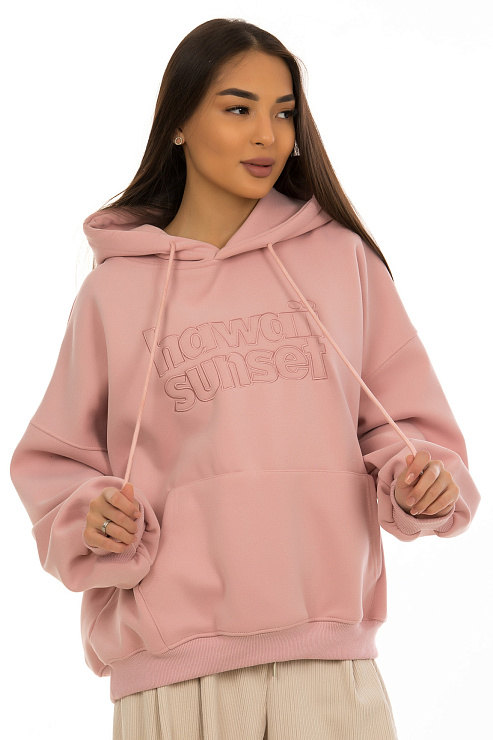 CHEERDUCK/NEW 178-1 РОЗОВЫЙ Худи  CHEERDUCK цвет Розовый