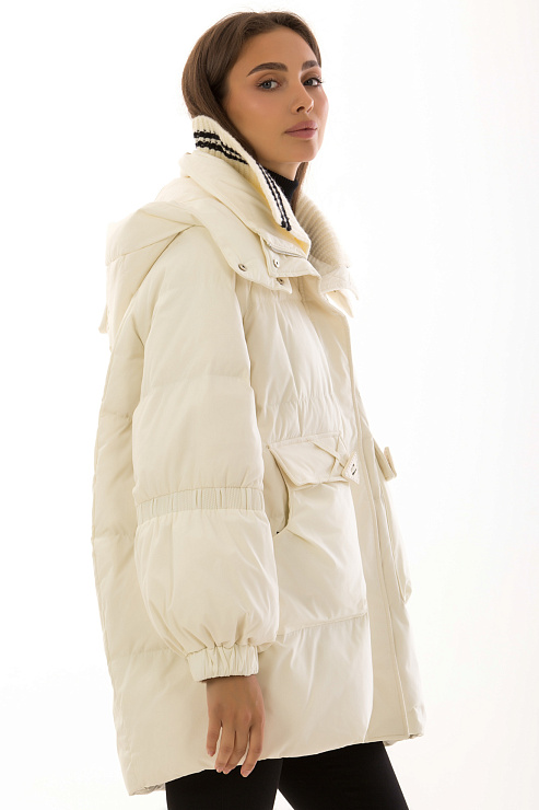 CHEERDUCK/2030 93599 БЕЛЫЙ Куртка женская CHEERDUCK цвет Белый