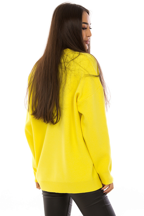 CHEERDUCK/11011 171 ЖЕЛТЫЙ Кардиган женский CHEERDUCK цвет Желтый