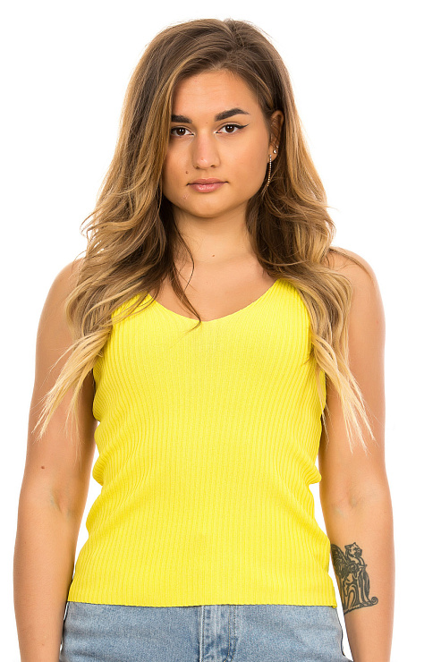 CHEER&DUCK/2C108 903 ЖЕЛТ. Майка женская CHEERDUCK цвет Желтый