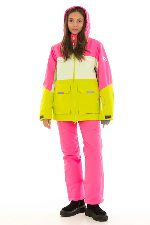 HIGH EXPERIENCE 64016 ЖЕЛТЫЙ Куртка горнолыжная женская HIGH EXPERIENCE цвет Желтый