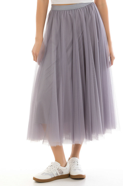 CHEERDUCK/2C19 2329-1 СЕРЫЙ Юбка  CHEERDUCK цвет Серый