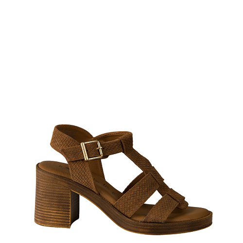 Босоножки на каблуке TAMARIS цвет Коричневый