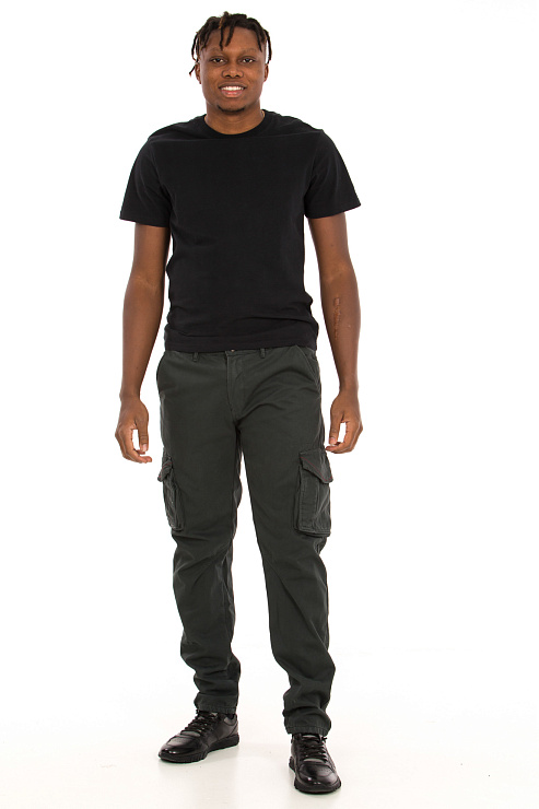 CHEER&DUCK/4066 19206 СЕР. Брюки мужские спортивные CHEERDUCK цвет Серый