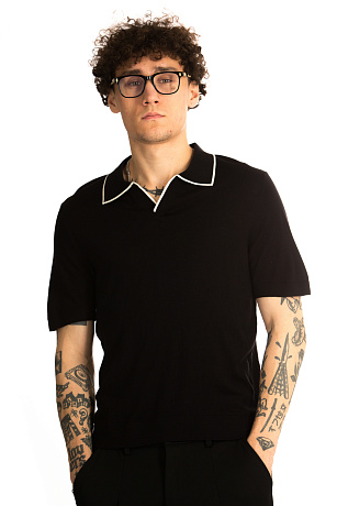 CHEERDUCK/4070 jFW 16 ЧЕРНЫЙ Поло мужское CHEERDUCK цвет Черный