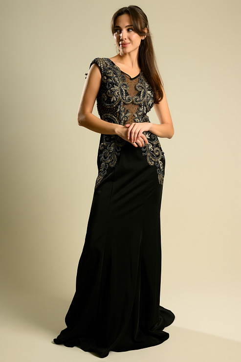 BELLABOA 1013 ЧЕРНЫЙ Вечернее платье BELLABOA цвет Черный