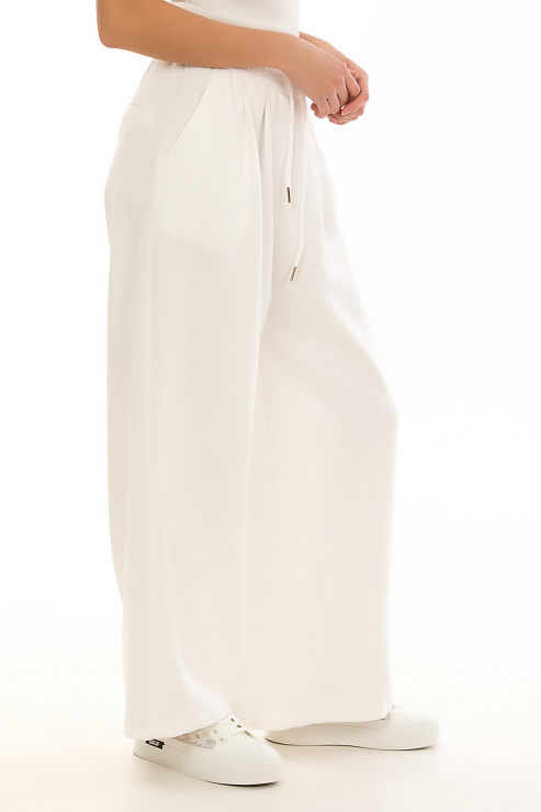 CHEERDUCK/2025 Б6613 БЕЛЫЙ Брюки женские CHEERDUCK цвет Белый