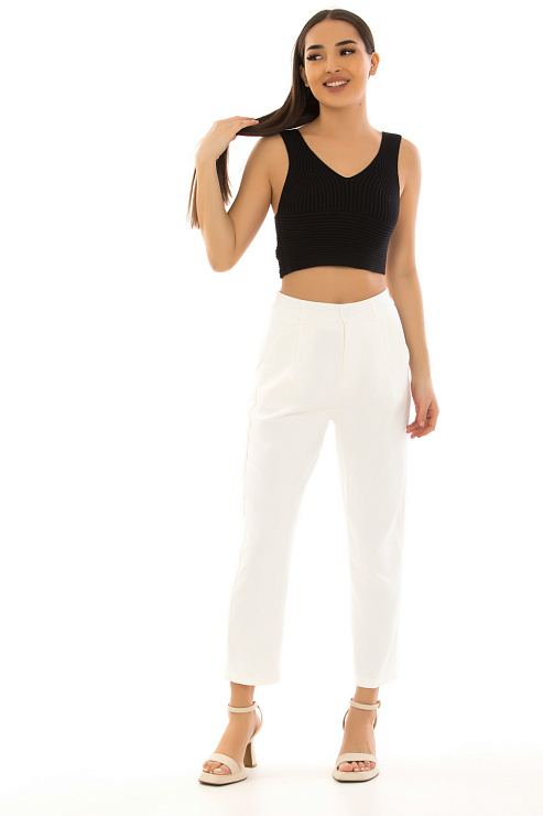 CHEERDUCK/2C19 27030 ЧЕРНЫЙ Топ женский CHEERDUCK цвет Черный